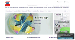 Desktop Screenshot of fraeser-shop.de