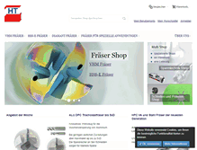 Tablet Screenshot of fraeser-shop.de